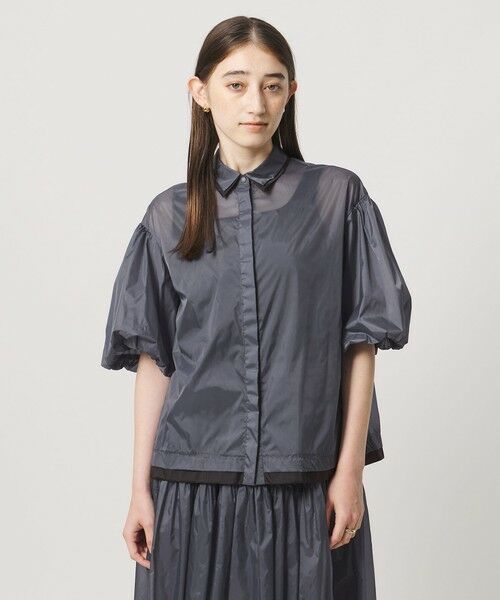 UNITED ARROWS / ユナイテッドアローズ シャツ・ブラウス | シアー タフタ ブラウス ‐はっ水 ウォッシャブル‐（LT.BLUE）
