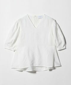UNITED ARROWS / ユナイテッドアローズ シャツ・ブラウス | リネン フレア パフスリー ブブラウス ‐ウォッシャブル‐
