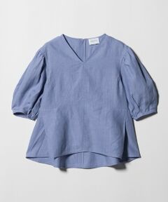 UNITED ARROWS / ユナイテッドアローズ シャツ・ブラウス | リネン フレア パフスリー ブブラウス ‐ウォッシャブル‐