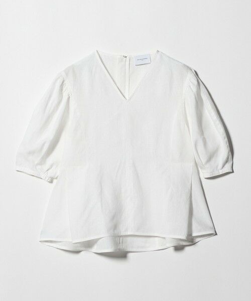 UNITED ARROWS / ユナイテッドアローズ シャツ・ブラウス | リネン フレア パフスリー ブブラウス ‐ウォッシャブル‐（WHITE）