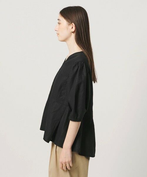 UNITED ARROWS / ユナイテッドアローズ シャツ・ブラウス | リネン フレア パフスリー ブブラウス ‐ウォッシャブル‐ | 詳細15