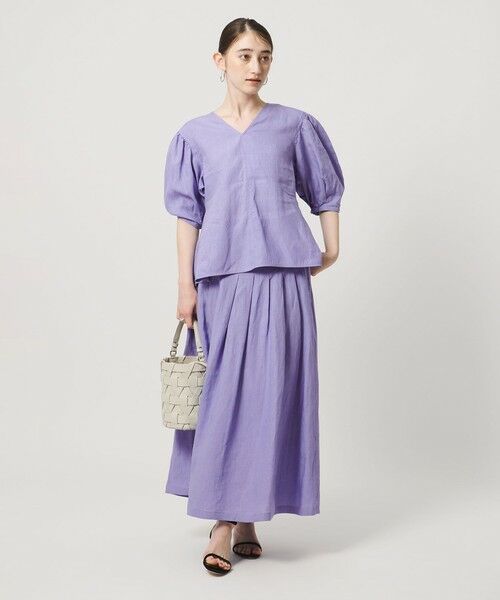 UNITED ARROWS / ユナイテッドアローズ シャツ・ブラウス | リネン フレア パフスリー ブブラウス ‐ウォッシャブル‐ | 詳細21