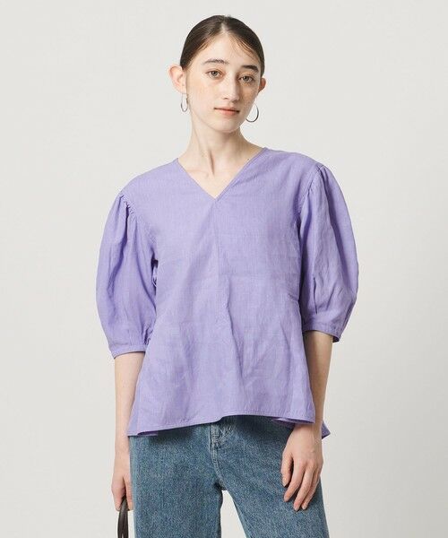 UNITED ARROWS / ユナイテッドアローズ シャツ・ブラウス | リネン フレア パフスリー ブブラウス ‐ウォッシャブル‐ | 詳細22