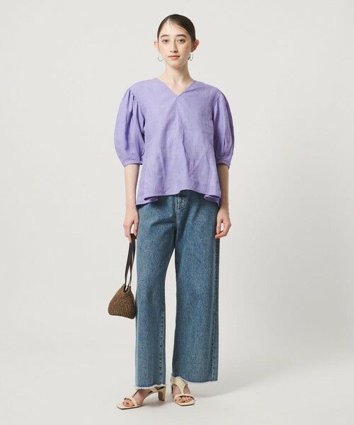 UNITED ARROWS / ユナイテッドアローズ シャツ・ブラウス | リネン フレア パフスリー ブブラウス ‐ウォッシャブル‐ | 詳細24