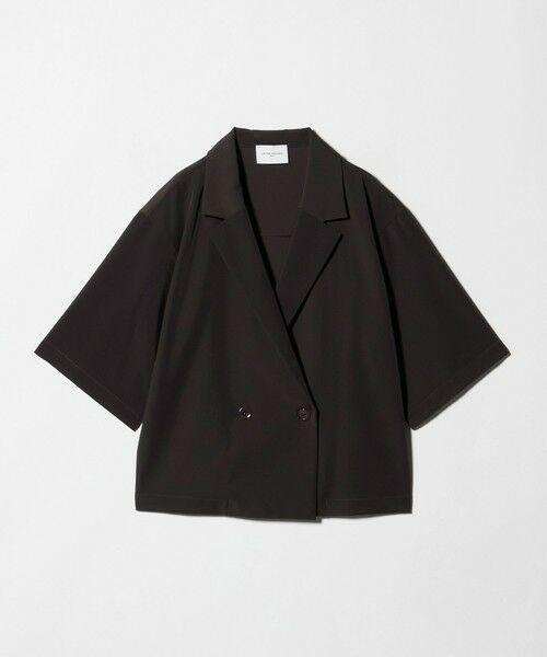 UNITED ARROWS / ユナイテッドアローズ シャツ・ブラウス | ツイル ハーフスリーブ シャツ ジャケット ‐ストレッチ 防シワ 接触冷感‐ | 詳細7