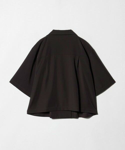 UNITED ARROWS / ユナイテッドアローズ シャツ・ブラウス | ツイル ハーフスリーブ シャツ ジャケット ‐ストレッチ 防シワ 接触冷感‐ | 詳細8