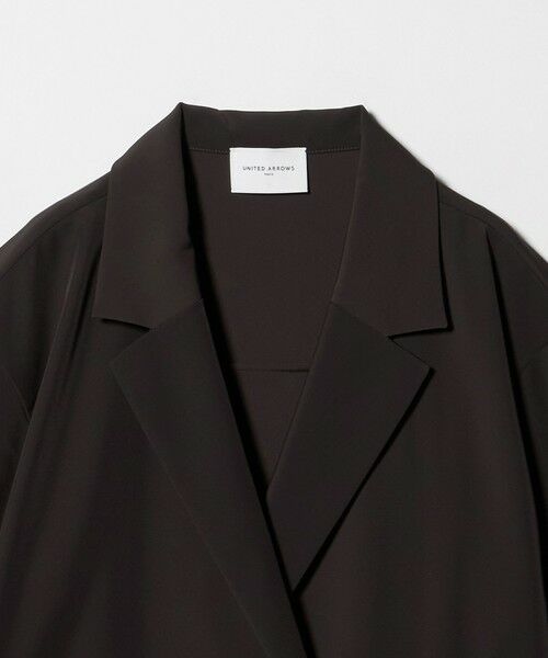 UNITED ARROWS / ユナイテッドアローズ シャツ・ブラウス | ツイル ハーフスリーブ シャツ ジャケット ‐ストレッチ 防シワ 接触冷感‐ | 詳細9