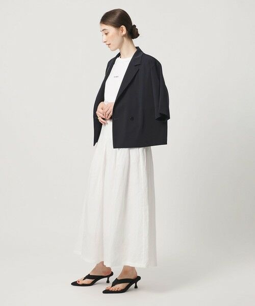 UNITED ARROWS / ユナイテッドアローズ シャツ・ブラウス | ツイル ハーフスリーブ シャツ ジャケット ‐ストレッチ 防シワ 接触冷感‐ | 詳細25