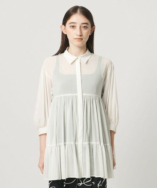 UNITED ARROWS / ユナイテッドアローズ シャツ・ブラウス | ボイル ティアード チュニック | 詳細28