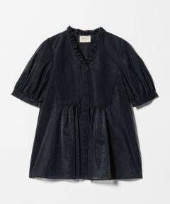 UNITED ARROWS / ユナイテッドアローズ シャツ・ブラウス | LINEAESSE Vネック パフブラウス ‐ウォッシャブル‐