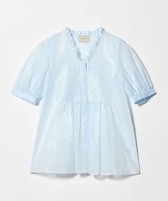 UNITED ARROWS / ユナイテッドアローズ シャツ・ブラウス | LINEAESSE Vネック パフブラウス ‐ウォッシャブル‐