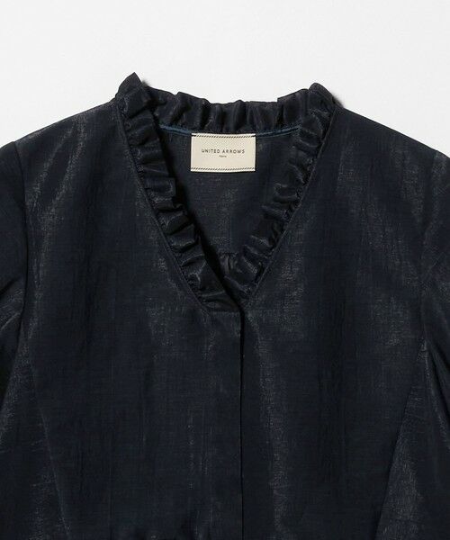 UNITED ARROWS / ユナイテッドアローズ シャツ・ブラウス | LINEAESSE Vネック パフブラウス ‐ウォッシャブル‐ | 詳細3