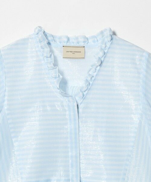 UNITED ARROWS / ユナイテッドアローズ シャツ・ブラウス | LINEAESSE Vネック パフブラウス ‐ウォッシャブル‐ | 詳細6