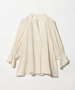 ラミー スキッパー Vネック ブラウス ‐ウォッシャブル‐