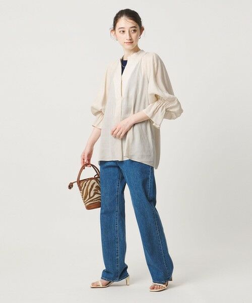 UNITED ARROWS / ユナイテッドアローズ シャツ・ブラウス | ラミー スキッパー Vネック ブラウス ‐ウォッシャブル‐ | 詳細17