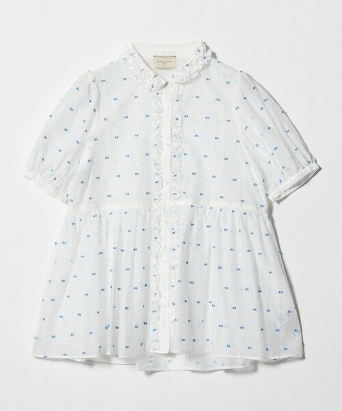 UNITED ARROWS / ユナイテッドアローズ シャツ・ブラウス | 2トーン ドット ジャガード シャツ（OFF WHITE）