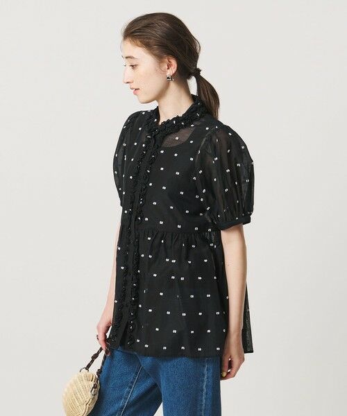UNITED ARROWS / ユナイテッドアローズ シャツ・ブラウス | 2トーン ドット ジャガード シャツ | 詳細8