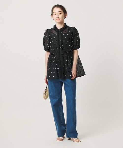 UNITED ARROWS / ユナイテッドアローズ シャツ・ブラウス | 2トーン ドット ジャガード シャツ | 詳細9