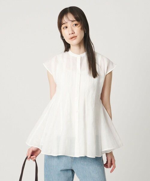 UNITED ARROWS / ユナイテッドアローズ シャツ・ブラウス | フレンチスリーブ ブラウス ‐ウォッシャブル‐ | 詳細1