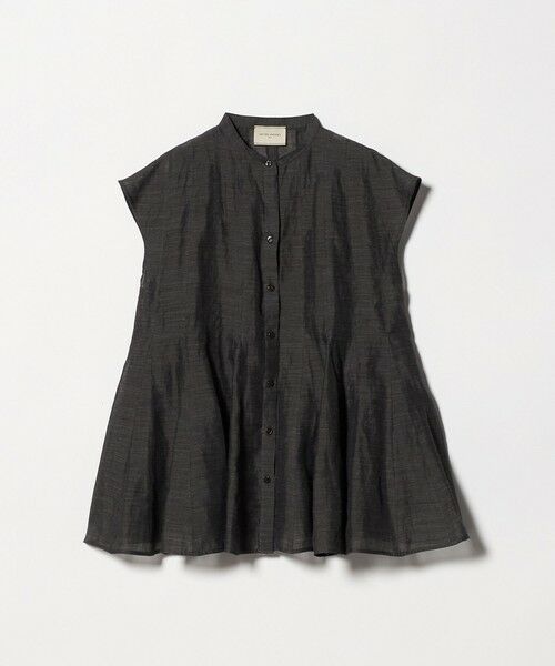 UNITED ARROWS / ユナイテッドアローズ シャツ・ブラウス | フレンチスリーブ ブラウス ‐ウォッシャブル‐（DK.BROWN）