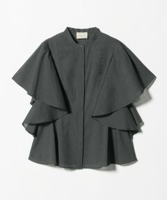 UNITED ARROWS / ユナイテッドアローズ シャツ・ブラウス | オーガンジー ペプラム フレア ブラウス ‐ウォッシャブル‐