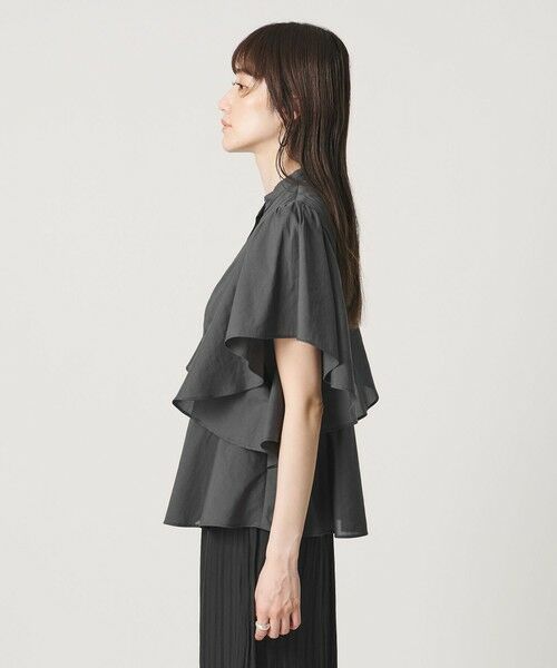 UNITED ARROWS / ユナイテッドアローズ シャツ・ブラウス | オーガンジー ペプラム フレア ブラウス ‐ウォッシャブル‐ | 詳細5