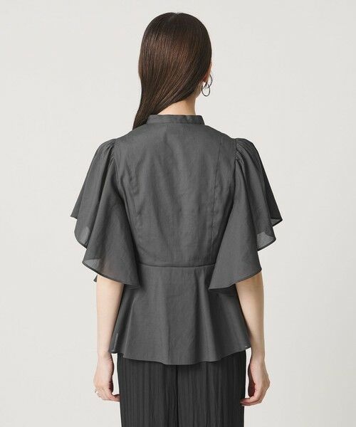 UNITED ARROWS / ユナイテッドアローズ シャツ・ブラウス | オーガンジー ペプラム フレア ブラウス ‐ウォッシャブル‐ | 詳細6