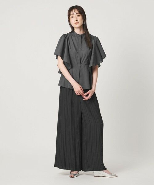 UNITED ARROWS / ユナイテッドアローズ シャツ・ブラウス | オーガンジー ペプラム フレア ブラウス ‐ウォッシャブル‐ | 詳細2