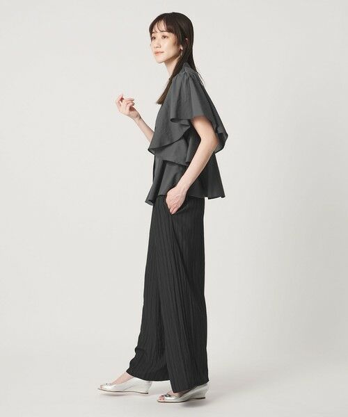 UNITED ARROWS / ユナイテッドアローズ シャツ・ブラウス | オーガンジー ペプラム フレア ブラウス ‐ウォッシャブル‐ | 詳細3