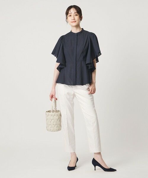 UNITED ARROWS / ユナイテッドアローズ シャツ・ブラウス | オーガンジー ペプラム フレア ブラウス ‐ウォッシャブル‐ | 詳細17