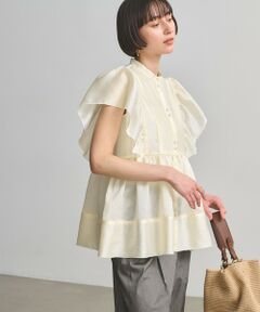 UNITED ARROWS / ユナイテッドアローズ シャツ・ブラウス | シルキー ギャザー フリルブラウス ‐ウォッシャブル‐