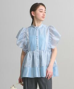 UNITED ARROWS / ユナイテッドアローズ シャツ・ブラウス | シルキー ギャザー フリルブラウス ‐ウォッシャブル‐