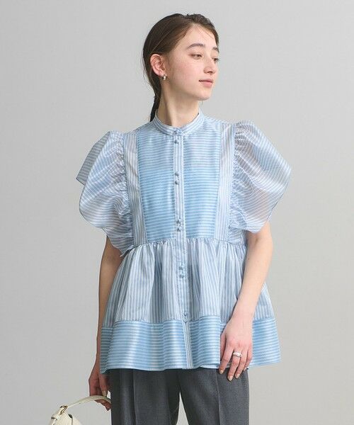 UNITED ARROWS / ユナイテッドアローズ シャツ・ブラウス | シルキー ギャザー フリルブラウス ‐ウォッシャブル‐（その他7）