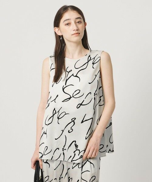UNITED ARROWS / ユナイテッドアローズ シャツ・ブラウス | アブストラクト プリント ブラウス | 詳細1