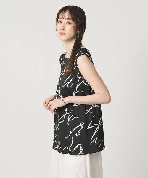 UNITED ARROWS / ユナイテッドアローズ シャツ・ブラウス | アブストラクト プリント ブラウス | 詳細15