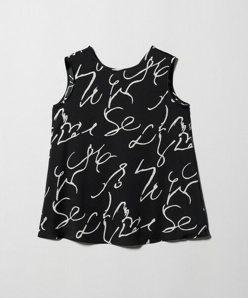 UNITED ARROWS / ユナイテッドアローズ シャツ・ブラウス | アブストラクト プリント ブラウス（BLACK）
