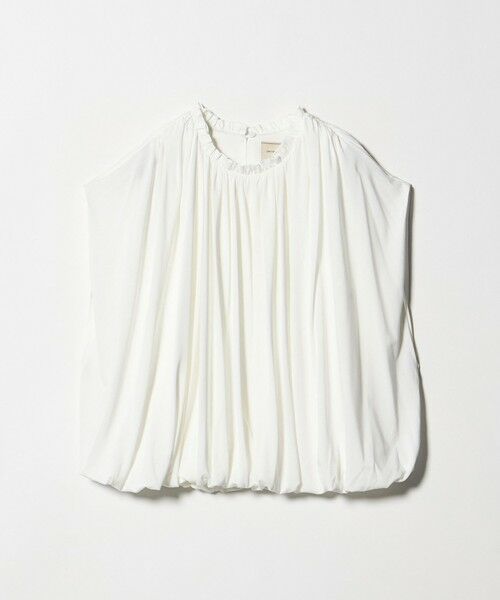 UNITED ARROWS / ユナイテッドアローズ カットソー | 天竺 ギャザー バルーン カットソー（OFF WHITE）