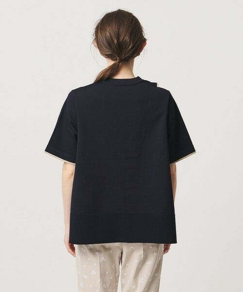 UNITED ARROWS / ユナイテッドアローズ ニット・セーター | ミニマル フリル ショートスリーブ ニット | 詳細23