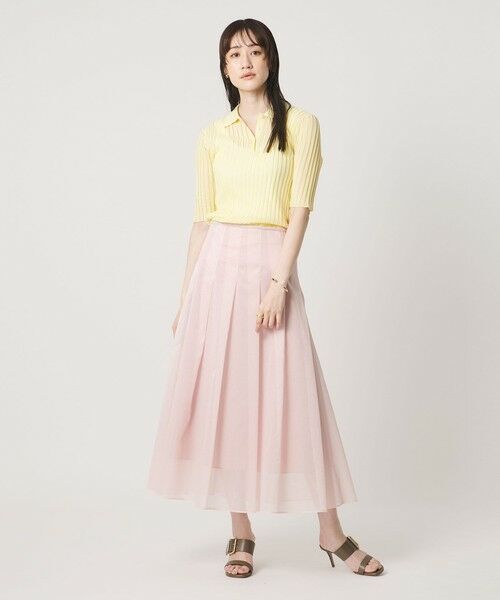 UNITED ARROWS / ユナイテッドアローズ ニット・セーター | シアー リブ ポロニット ‐ウォッシャブル‐ | 詳細7