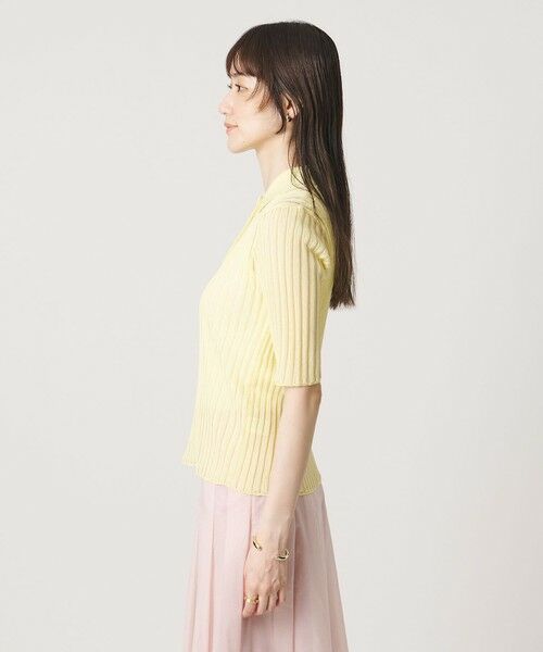 UNITED ARROWS / ユナイテッドアローズ ニット・セーター | シアー リブ ポロニット ‐ウォッシャブル‐ | 詳細9