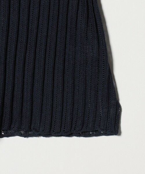 UNITED ARROWS / ユナイテッドアローズ ニット・セーター | シアー リブ ポロニット ‐ウォッシャブル‐ | 詳細8