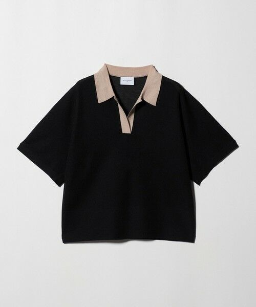 UNITED ARROWS / ユナイテッドアローズ ニット・セーター | スキッパー ドルマンスリーブ ニット ‐ウォッシャブル‐（BLACK）