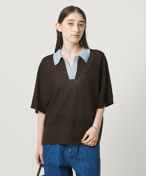 UNITED ARROWS / ユナイテッドアローズ ニット・セーター | スキッパー ドルマンスリーブ ニット ‐ウォッシャブル‐ | 詳細7