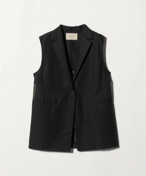 UNITED ARROWS / ユナイテッドアローズ ベスト | シアー ミドル ベスト ‐ウォッシャブル‐（BLACK）