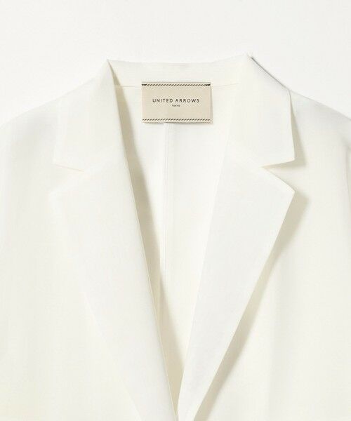 UNITED ARROWS / ユナイテッドアローズ テーラードジャケット | シアー ショート ジャケット ‐ウォッシャブル‐ | 詳細1