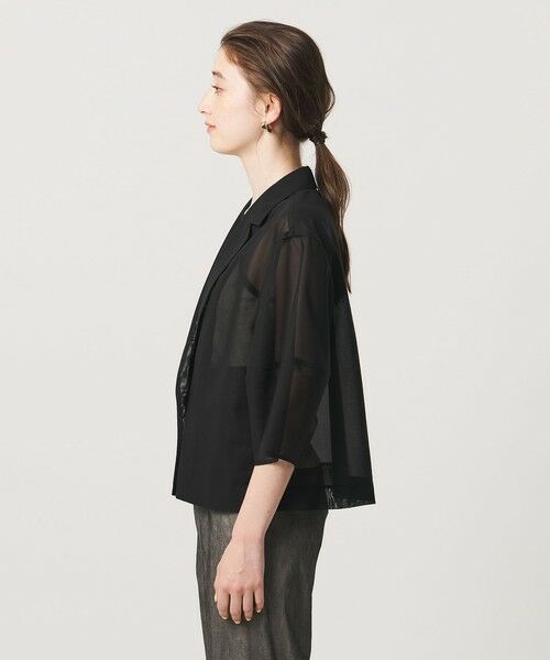 UNITED ARROWS / ユナイテッドアローズ テーラードジャケット | シアー ショート ジャケット ‐ウォッシャブル‐ | 詳細10