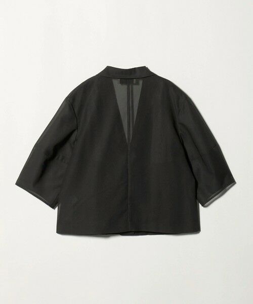 UNITED ARROWS / ユナイテッドアローズ テーラードジャケット | シアー ショート ジャケット ‐ウォッシャブル‐ | 詳細7