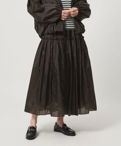 UNITED ARROWS / ユナイテッドアローズ ロング・マキシ丈スカート | シアー タフタ ギャザースカート ‐はっ水 ウォッシャブル‐