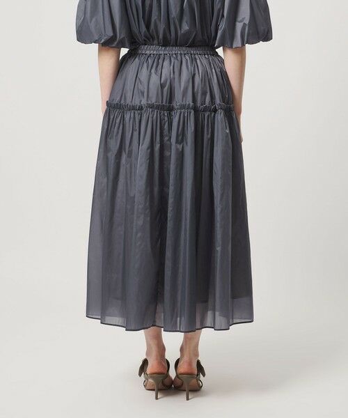 UNITED ARROWS / ユナイテッドアローズ ロング・マキシ丈スカート | シアー タフタ ギャザースカート ‐はっ水 ウォッシャブル‐ | 詳細13