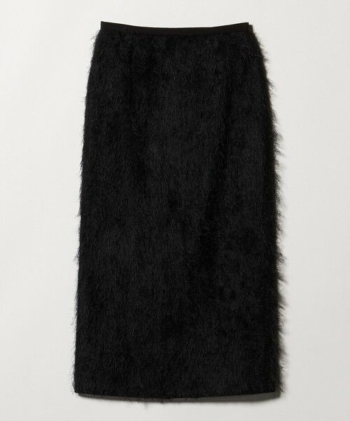 UNITED ARROWS / ユナイテッドアローズ ミニ・ひざ丈スカート | フリンジ タイトスカート（BLACK）